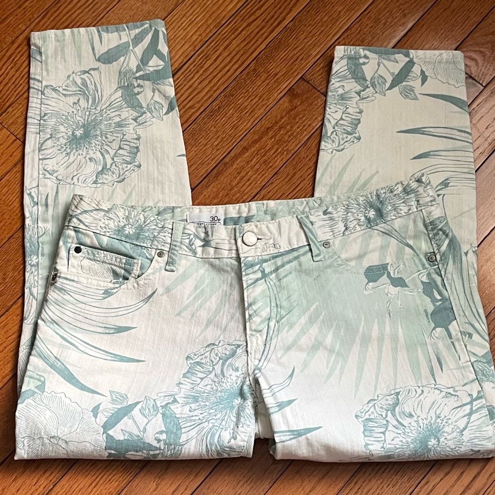 GAP 1969 Jeans Tropical Print